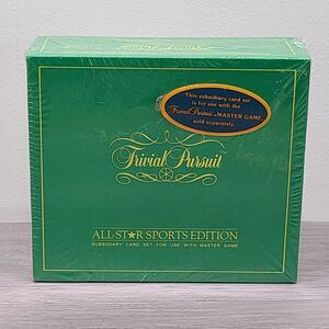 Trivial Pursuit All Star Sports Edition Subsidiary Card Set New Sealed